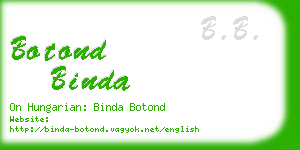 botond binda business card